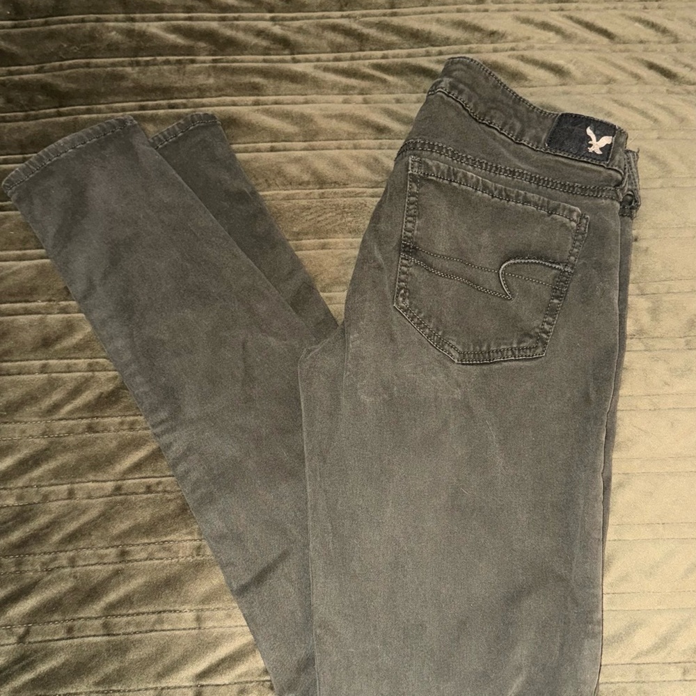 American Eagle Outfitters Gray Skinny Pants